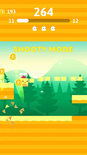 Stacky Bird: Fun Egg Dash Game (тэки птица) [МОД: Деньги, Монеты и Меню MOD] Screenshot 3