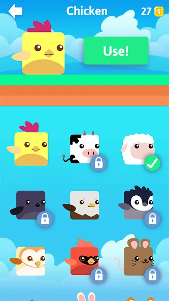 Stacky Bird: Fun Egg Dash Game (тэки птица) [МОД: Деньги, Монеты и Меню MOD] Screenshot 4