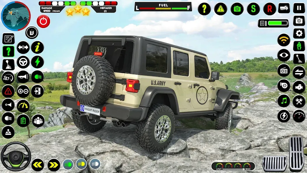Army Truck Transporter Game 3D [МОД: Все открыто, Дополнительные деньги и Меню MOD] Screenshot 1
