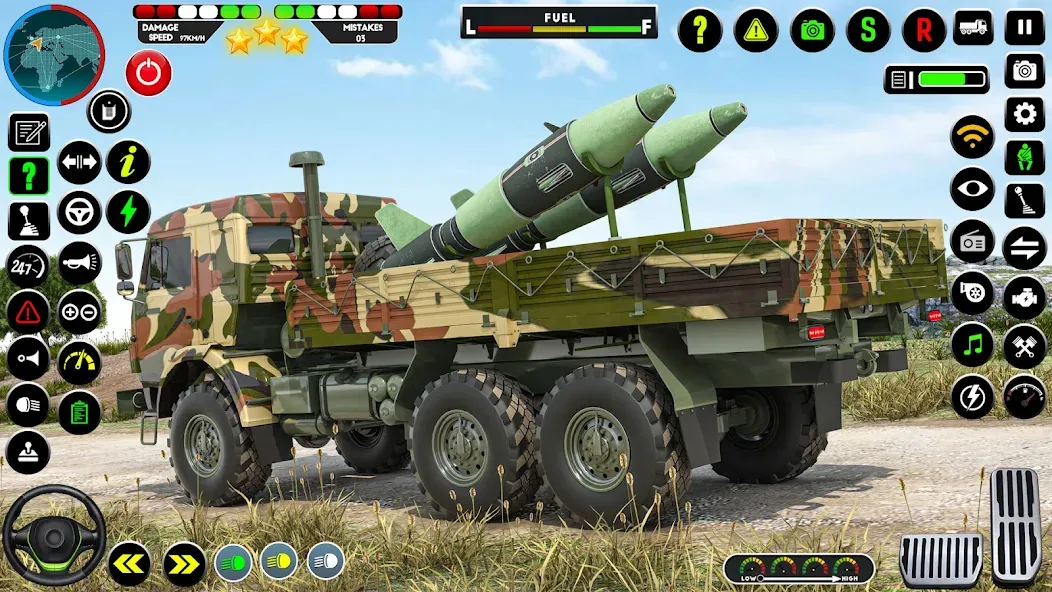 Army Truck Transporter Game 3D [МОД: Все открыто, Дополнительные деньги и Меню MOD] Screenshot 3