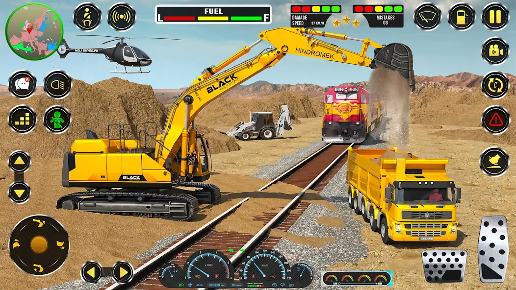 Real JCB Construction Games 3D [МОД: Деньги, Монеты и Меню MOD] Screenshot 2