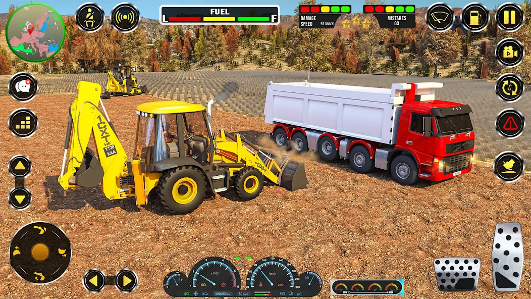 Real JCB Construction Games 3D [МОД: Деньги, Монеты и Меню MOD] Screenshot 3