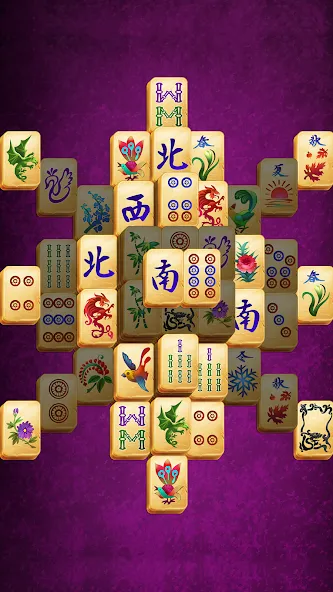 Mahjong Titan (Маджонг Титан) [МОД: Все открыто, Дополнительные деньги и Меню MOD] Screenshot 2