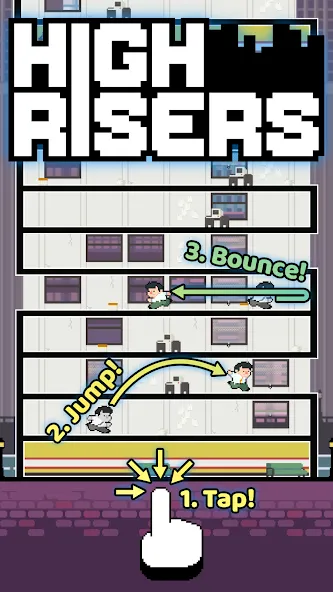 High Risers (Хай Райзерс) [МОД: Много монет, Открытые уровни и Мега MOD] Screenshot 1