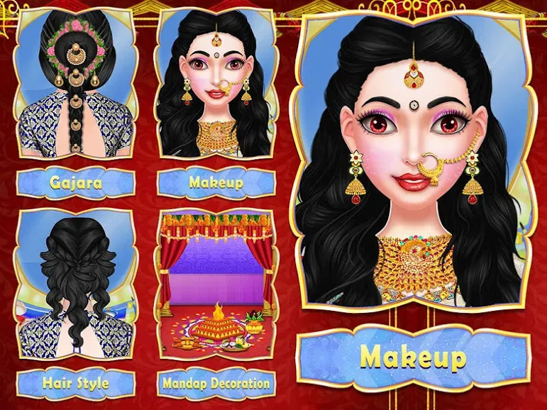 Wedding Fashion Indian 2024 (Стилист моды индийской свадьбы) [МОД: Много денег, Монет и Все открыто] Screenshot 5