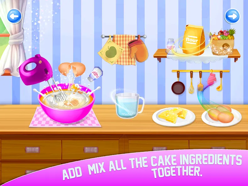 Cake Maker Sweet Bakery Games [МОД: Деньги, Монеты и Меню MOD] Screenshot 3