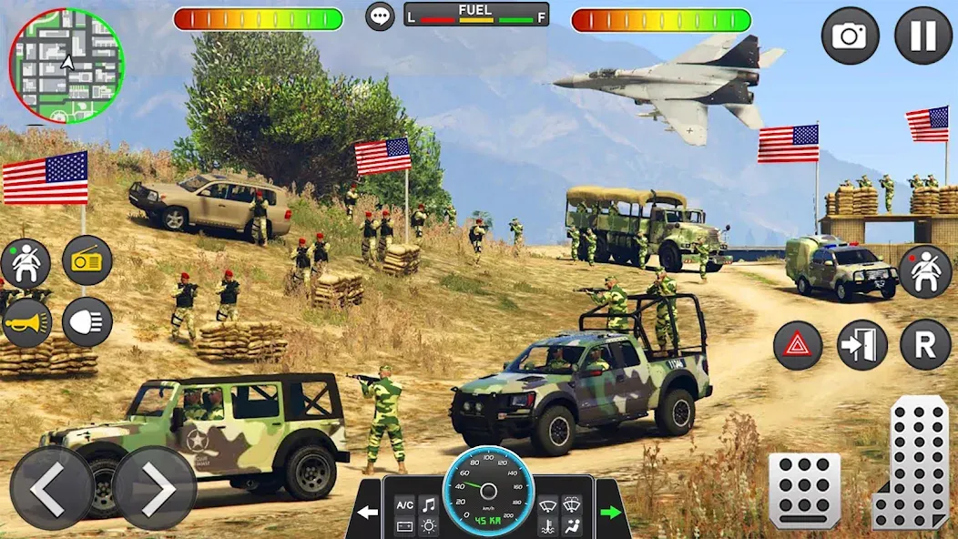 Army Vehicle Cargo Transport (Армейский транспорт грузовых автомобилей) [МОД: Много денег, Монет и Все открыто] Screenshot 2