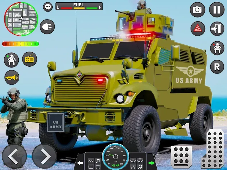 Army Vehicle Cargo Transport (Армейский транспорт грузовых автомобилей) [МОД: Много денег, Монет и Все открыто] Screenshot 5