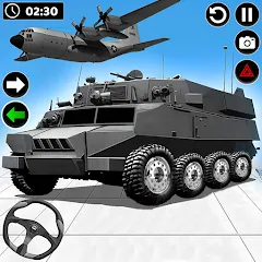 Скачать Army Vehicle Cargo Transport (Армейский транспорт грузовых автомобилей) [МОД: Много денег, Монет и Все открыто] | Взлом Army Vehicle Cargo Transport на Андроид