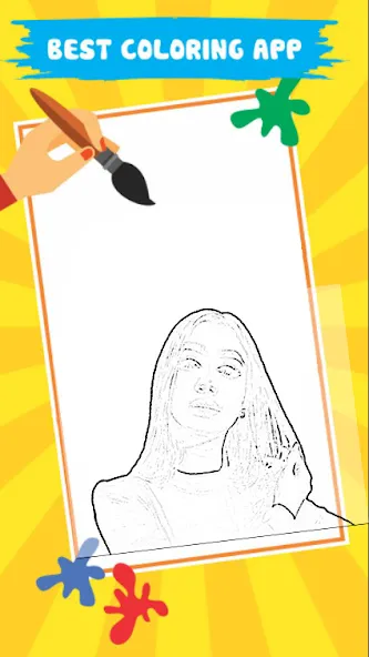 Lady Diana Coloring Game (Леди Диана Колоринг Гейм) [МОД: Много денег, Монет и Все открыто] Screenshot 4