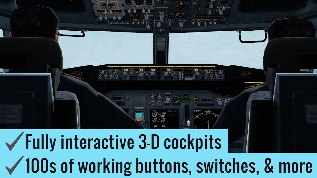 X-Plane Flight Simulator [МОД: Много монет, Открытые уровни и Мега MOD] Screenshot 2