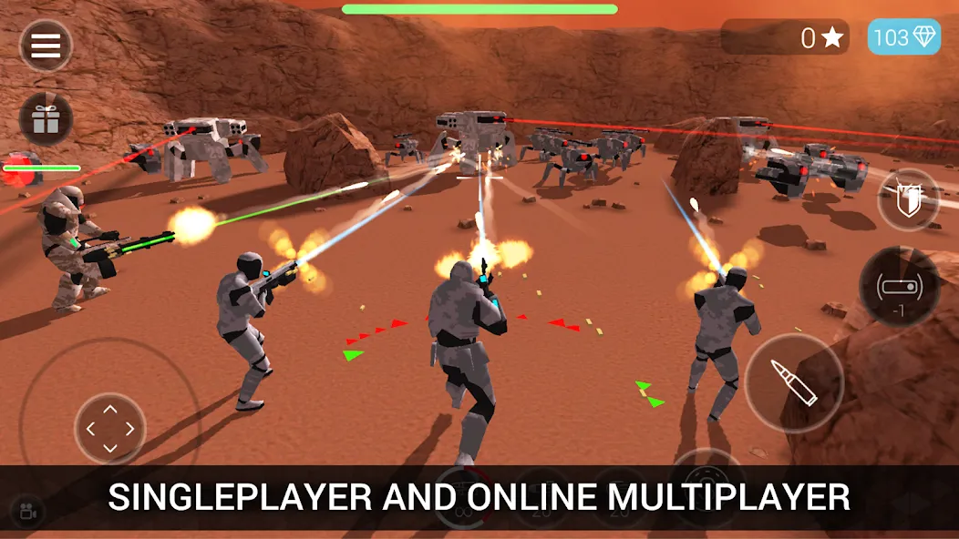 Heroes of CyberSphere: Online (Герои КиберСферы) [МОД: Меню, Бесконечные монеты и Открытые уровни] Screenshot 1