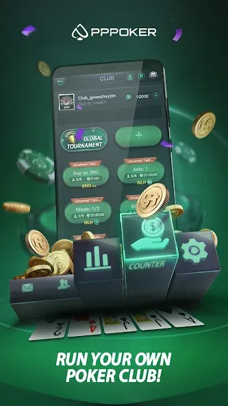 PPPoker-Home Games [МОД: Бесконечные деньги, Монеты и Мега MOD] Screenshot 3