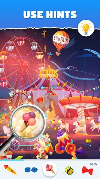 Bright Objects - Hidden Object [МОД: Все открыто, Дополнительные деньги и Меню MOD] Screenshot 5