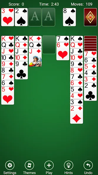 Solitaire [МОД: Деньги, Монеты и Меню MOD] Screenshot 1