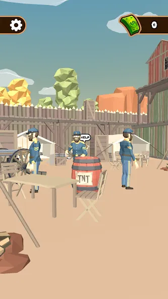Western Cowboy: Shooting Game (Вестерн Каубой) [МОД: Бесконечные деньги, Монеты и Мега MOD] Screenshot 3