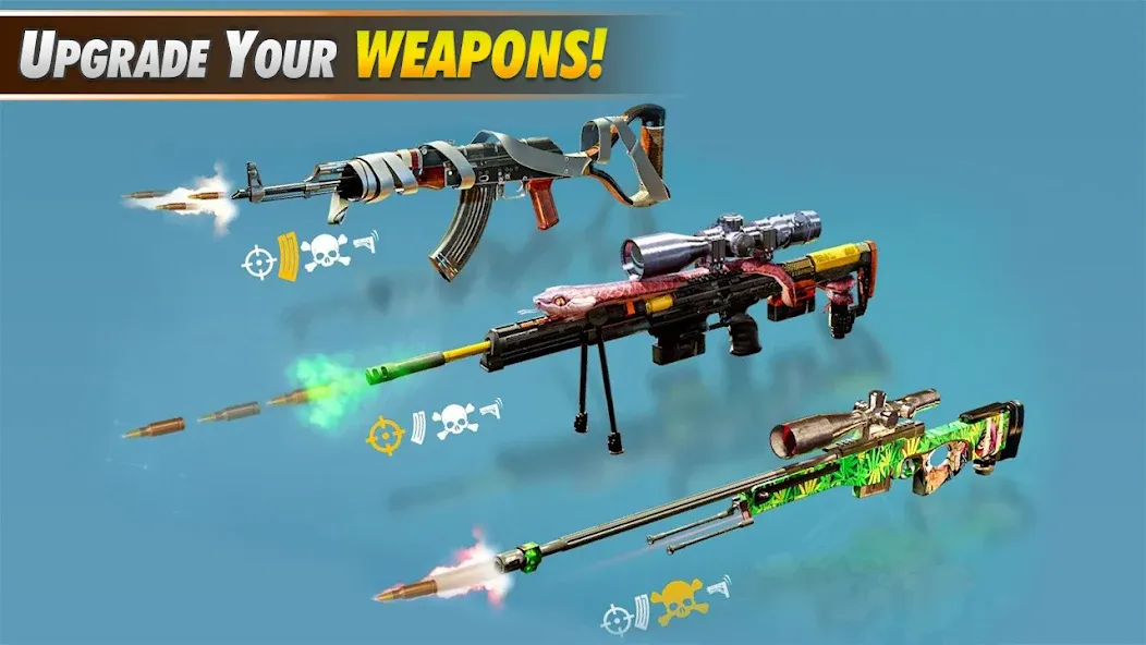 Sniper Shooter Mission Games [МОД: Много монет, Открытые уровни и Мега MOD] Screenshot 5