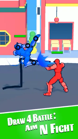 Draw 4 Battle: Aim N Fight (Драв 4 Баттл) [МОД: Все открыто, Дополнительные деньги и Меню MOD] Screenshot 2