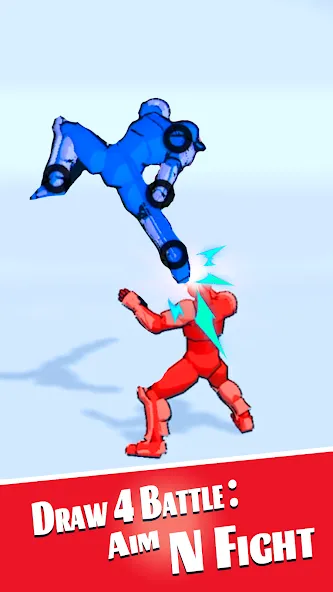 Draw 4 Battle: Aim N Fight (Драв 4 Баттл) [МОД: Все открыто, Дополнительные деньги и Меню MOD] Screenshot 3