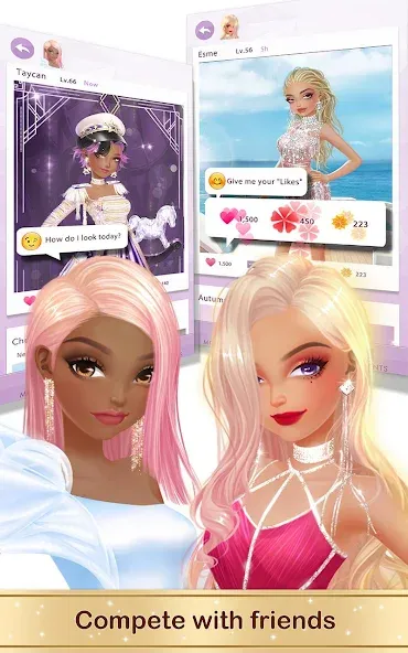 Fashion Fantasy: Glam Stylist (Фэшн Фэнтези) [МОД: Меню, Бесконечные монеты и Открытые уровни] Screenshot 3