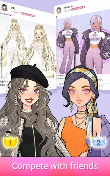 SuitU: Fashion Avatar Dress Up (уитУ) [МОД: Много денег, Монет и Все открыто] Screenshot 5