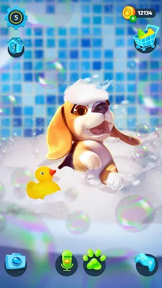 Tamadog - Puppy Pet Dog Games (Тамадог) [МОД: Меню, Бесконечные монеты и Открытые уровни] Screenshot 5