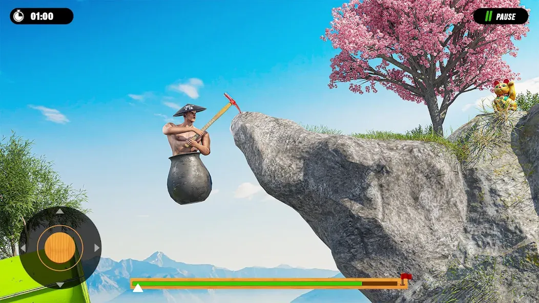 Hammer Climber Man: Pot Man 3D [МОД: Меню, Бесконечные монеты и Открытые уровни] Screenshot 1