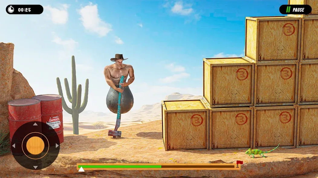 Hammer Climber Man: Pot Man 3D [МОД: Меню, Бесконечные монеты и Открытые уровни] Screenshot 2