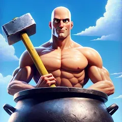 Скачать Hammer Climber Man: Pot Man 3D [МОД: Меню, Бесконечные монеты и Открытые уровни] | Взлом Hammer Climber Man: Pot Man 3D на Андроид