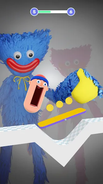 Hopping Heads: Scream & Shout (Хоппинг Хедс) [МОД: Много монет, Открытые уровни и Мега MOD] Screenshot 2