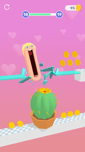 Hopping Heads: Scream & Shout (Хоппинг Хедс) [МОД: Много монет, Открытые уровни и Мега MOD] Screenshot 5