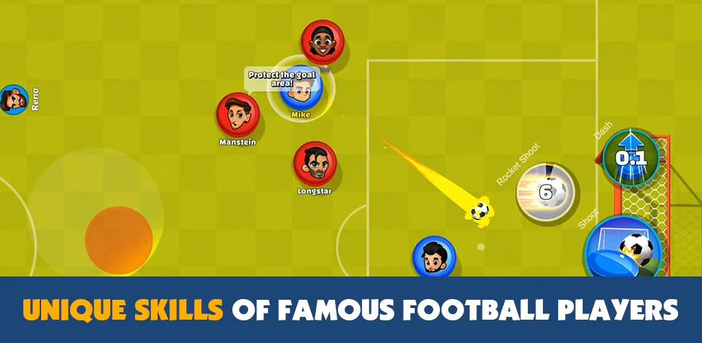 Super Soccer 3v3 (Online) (упер футбол 3 на 3) [МОД: Много монет, Открытые уровни и Мега MOD] Screenshot 1