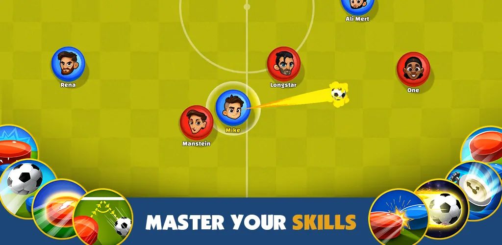 Super Soccer 3v3 (Online) (упер футбол 3 на 3) [МОД: Много монет, Открытые уровни и Мега MOD] Screenshot 2