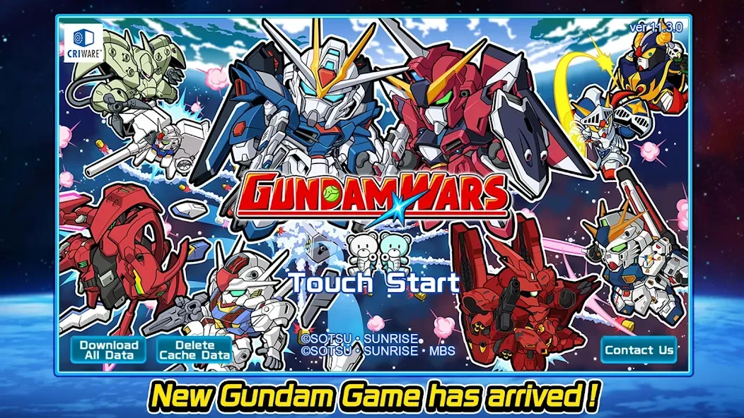 LINE: Gundam Wars (Лайн) [МОД: Меню, Бесконечные монеты и Открытые уровни] Screenshot 1