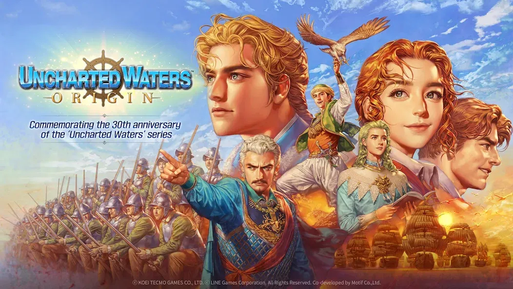 Uncharted Waters Origin (Анчартед Уотерс Ориджин) [МОД: Много денег, Монет и Все открыто] Screenshot 1