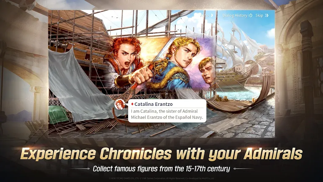 Uncharted Waters Origin (Анчартед Уотерс Ориджин) [МОД: Много денег, Монет и Все открыто] Screenshot 4