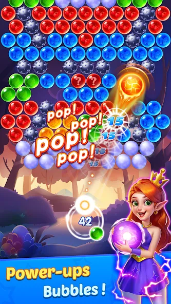 Bubble Shooter Genies [МОД: Деньги, Монеты и Меню MOD] Screenshot 5