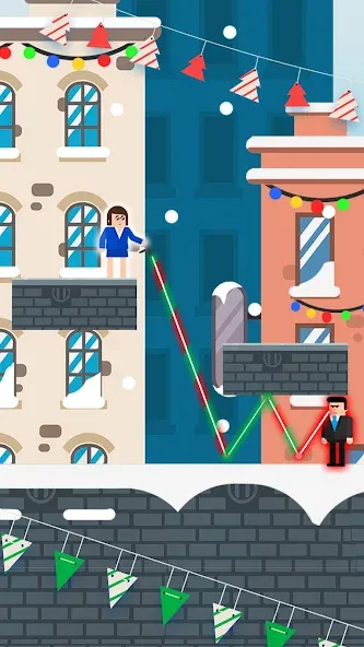 Mr Bullet - Spy Puzzles [МОД: Меню, Бесконечные монеты и Открытые уровни] Screenshot 1