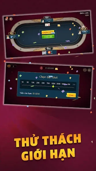 Tiến Lên - Tien Len Mien Nam [МОД: Меню, Бесконечные монеты и Открытые уровни] Screenshot 5