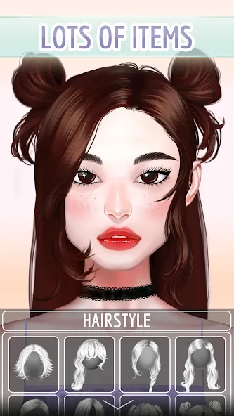 Avatar Character: Girl Creator [МОД: Меню, Бесконечные монеты и Открытые уровни] Screenshot 3