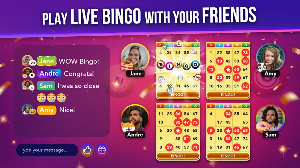 Live Play Bingo: Real Hosts (Лайв Плей Бинго) [МОД: Много денег, Монет и Все открыто] Screenshot 5