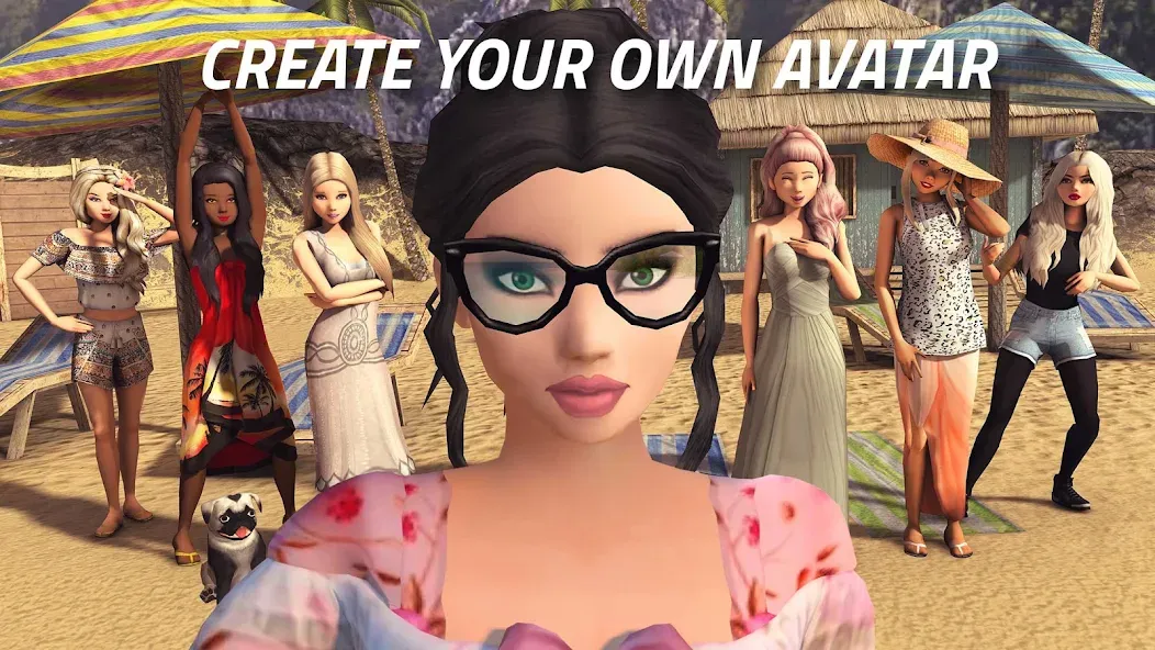 Avakin Life - 3D Virtual World (Авакин Лайф) [МОД: Много денег, Монет и Все открыто] Screenshot 1