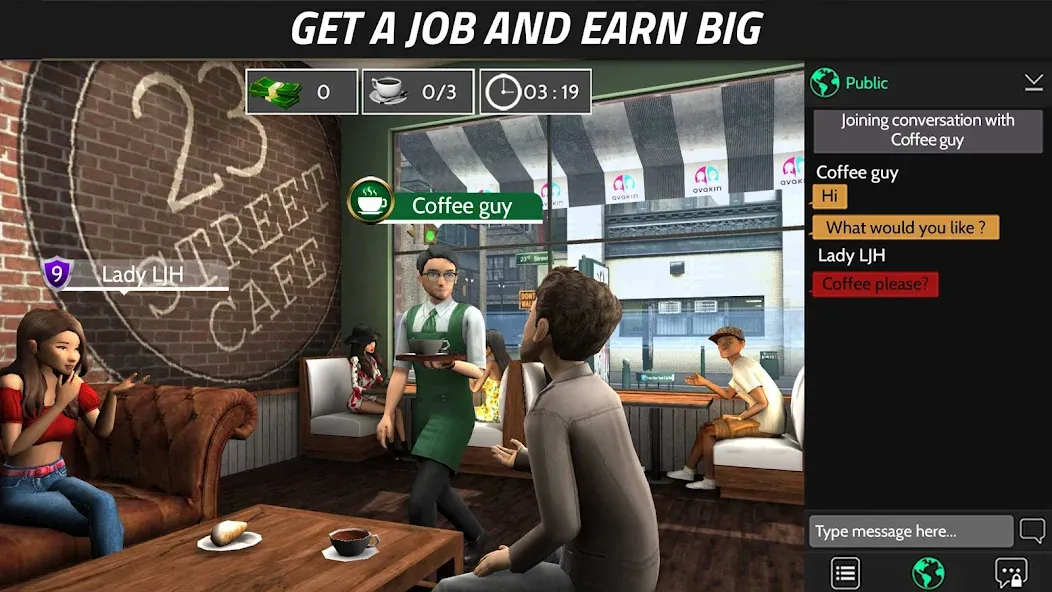 Avakin Life - 3D Virtual World (Авакин Лайф) [МОД: Много денег, Монет и Все открыто] Screenshot 4