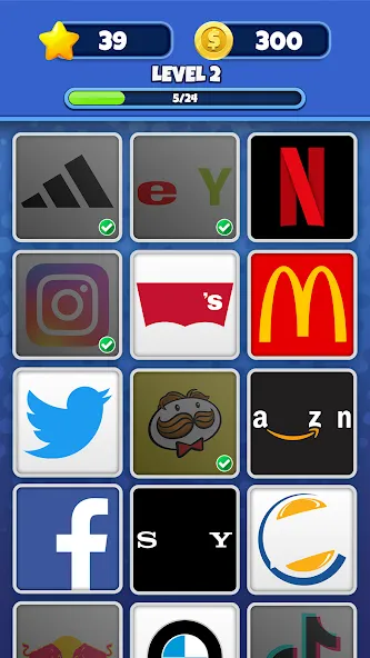 Logo Quiz - World Trivia Game (Лого Квиз) [МОД: Все открыто, Дополнительные деньги и Меню MOD] Screenshot 3