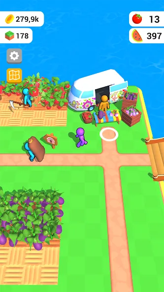 Farm Land - Farming life game (Фарм Лэнд) [МОД: Много монет, Открытые уровни и Мега MOD] Screenshot 2