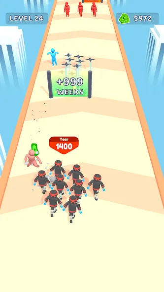 Crowd Evolution! [МОД: Все открыто, Дополнительные деньги и Меню MOD] Screenshot 2
