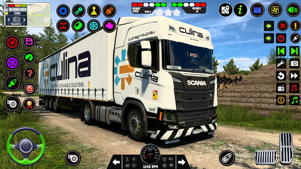City Truck Simulator 2023 [МОД: Много монет, Открытые уровни и Мега MOD] Screenshot 1