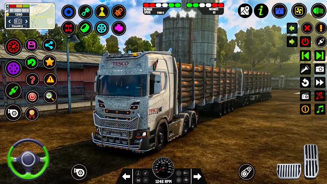 City Truck Simulator 2023 [МОД: Много монет, Открытые уровни и Мега MOD] Screenshot 2