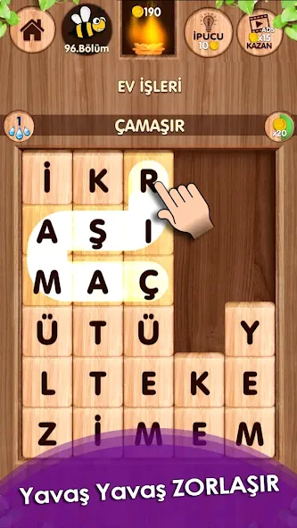 Düşen! Kelime Oyunu [МОД: Меню, Бесконечные монеты и Открытые уровни] Screenshot 4