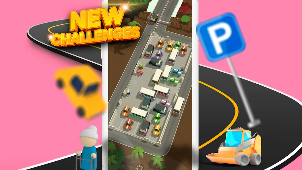 Parking Jam 3D (Парковочный затор 3D) [МОД: Много денег, Монет и Все открыто] Screenshot 4
